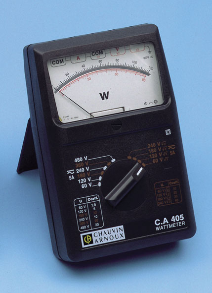 Wattmètre mono et triphasé, C.A 405 - Indicateurs de puissance - Appareils  de mesure - Electicité/Electronique - Équipement - Physique